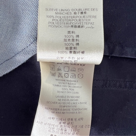 Burberry Cotton Blazer Navy Blue | Mens Blazers | Suits and Jackets | La⦠- Picture 10 of 10